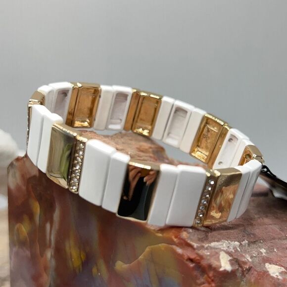 White Gold Bracelet LAUNDRY Shelli Segal $16ea or Bundle 3/$25 - Picture 6 of 9